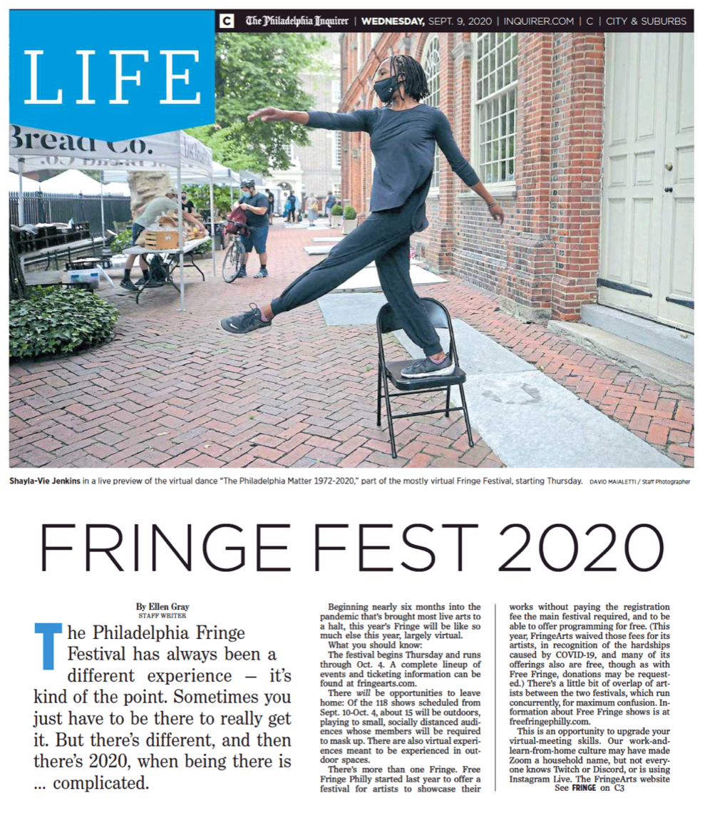 Philadelphia Inquirier, 9/9/2020